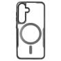 Brilliance LUX Samsung S25 Plus Chrome-Plated Magnetic Clear TPU + Acrylic Phone Case Black Titanium
