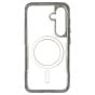 Brilliance LUX Samsung S25 Plus Chrome-Plated Magnetic Clear TPU + Acrylic Phone Case Black Titanium