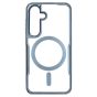 Brilliance LUX Samsung S25 Plus Chrome-Plated Magnetic Clear TPU + Acrylic Phone Case Blue Titanium