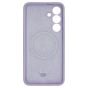 Brilliance LUX Samsung S25 Plus Silicone with BackSide 360° Rotating Wrist Strap Magnetic Phone Case Purple