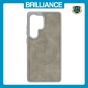 Brilliance LUX Samsung S25 Plus Matte Magnetic TPU+PC+PU leather Phone Case Gray