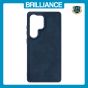 Brilliance LUX Samsung S25 Plus Matte Magnetic TPU+PC+PU leather Phone Case Royal Blue