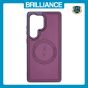 Brilliance LUX Samsung S25 Plus Matte Magnetic TPU+PC+PU leather Phone Case Purple