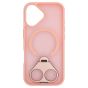 Brilliance LUX Samsung S25 Plus Anti-shock Magnetic Matte Clear TPU + Acrylic Kickstand Phone Case Pink