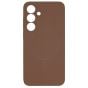 Brilliance LUX Samsung S25 Plus Magnetic Solid Silicone with Open-Area Camera Cutout Phone Case Brown