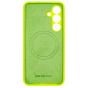 Brilliance LUX Samsung S25 Plus Magnetic Solid Silicone with Open-Area Camera Cutout Phone Case Green