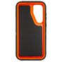 Brilliance HEAVY DUTY Samsung S25 Plus (Pro Series) + Magnetic Case Black + Orange
