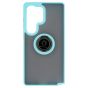 Brilliance LUX Samsung S25 Ultra Hybrid Shell Anti-shock Ring Kickstand TPU Matte Case Blue