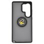 Brilliance LUX Samsung S25 Ultra Hybrid Shell Anti-shock Ring Kickstand TPU Matte Case Black