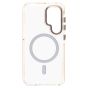 Brilliance LUX Samsung S25 Ultra Clear Magnetic Hybrid TPU + Acrylic Phone Case Brown