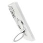 Brilliance LUX Samsung S25 Ultra Glitter Sparkle Magnetic Clear TPU + Acrylic with Kickstand Phone Case White