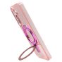 Brilliance LUX Samsung S25 Ultra Glitter Sparkle Magnetic Clear TPU + Acrylic with Kickstand Phone Case Pink