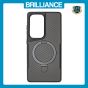 Brilliance LUX Samsung S25 Ultra TPU+PC Magnetic Airbag Anti-fall Phone Case Black