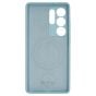 Brilliance LUX Samsung S25 Ultra Silicone with BackSide 360° Rotating Wrist Strap Magnetic Phone Case Sky Blue