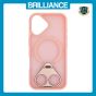 Brilliance LUX Samsung S25 Ultra Anti-shock Magnetic Matte Clear TPU + Acrylic Kickstand Phone Case Pink