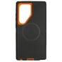 Brilliance HEAVY DUTY Samsung S25 Ultra (Pro Series) + Magnetic Case Black + Orange