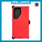Brilliance HEAVY DUTY Samsung S25 Ultra (Pro Series) Case Red Black