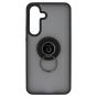 Brilliance LUX Samsung S25 FE Hybrid Shell Anti-shock Ring Kickstand TPU Matte Case Black
