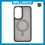 Brilliance LUX Samsung S25 FE Silicone-Feel Magnetic Hybrid TPU + PC Phone Case Gray