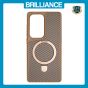 Brilliance LUX Samsung S25 FE TPU+PC Magnetic Airbag Anti-fall Phone Case Gold