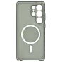 Brilliance LUX Samsung S25 FE High-Clarity Transparent Clear PC Magnetic Phone Case Black