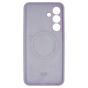 Brilliance LUX Samsung S25 FE Silicone with BackSide 360° Rotating Wrist Strap Magnetic Phone Case Purple