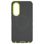 Brilliance HEAVY DUTY Samsung S25 FE (Pro Series) + Magnetic Case Dark Gray + Green