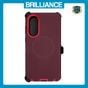 Brilliance HEAVY DUTY Samsung S25 FE (Pro Series) + Magnetic Case Dark Red