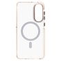 Brilliance LUX Samsung S25 Edge Clear Magnetic Hybrid TPU + Acrylic Phone Case Brown