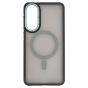 Brilliance LUX Samsung S25 Edge Silicone-Feel Magnetic Hybrid TPU + PC Phone Case Gray