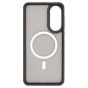 Brilliance LUX Samsung S25 Edge Silicone-Feel Magnetic Hybrid TPU + PC Phone Case Desert Titanium