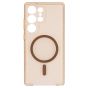 Brilliance LUX Samsung S25 Edge High-Clarity Transparent Clear PC Magnetic Phone Case Gold