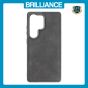 Brilliance LUX Samsung S25 Edge Matte Magnetic TPU+PC+PU leather Phone Case Black