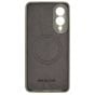 Brilliance LUX Samsung S25 Edge Magnetic Solid Silicone with Open-Area Camera Cutout Phone Case Gray Titanium