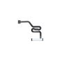 Samsung A16 4G (A165B / 2024) - Fingerprint Reader With Flex Cable (Gray)