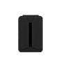 TRUSMI CF07 Series PU Magnetic Triangle Stand Card Holder Black