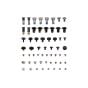 MacBook Air 13" (A3113 / Mid 2024 / A3240 / Early 2025) Full Set Small Metal Bracket And Screw Set