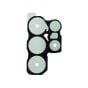 Samsung S25 Ultra Back Camera Lens with Bezel Titanium Jet Black