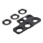 Samsung S25 Ultra Back Camera Lens with Bezel Titanium Jet Black