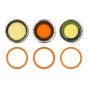 iPhone 17 Pro/ 17 Pro Max Back Camera Lens With Bracket & Bezel (Cosmic Orange)