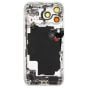 iPhone 17 Pro Max Back Housing W/ Charging Port Flex & Small Parts Silver (OEM PULL)