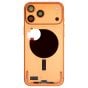 iPhone 17 Pro Max Back Housing W/ Charging Port Flex & Small Parts Cosmic Orange (OEM PULL)
