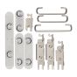 iPhone 17 Pro / 17 Pro Max Hard Buttons (Power / Volume / Switch) (Silver)