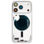 iPhone 17 Pro Back Housing W/ Charging Port Flex & Small Parts Silver (OEM PULL)
