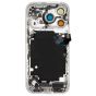 iPhone 17 Pro Back Housing W/ Charging Port Flex & Small Parts Silver (OEM PULL)