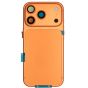 iPhone 17 Pro Back Housing W/ Charging Port Flex & Small Parts Cosmic Orange (OEM PULL)