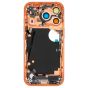 iPhone 17 Pro Back Housing W/ Charging Port Flex & Small Parts Cosmic Orange (OEM PULL)