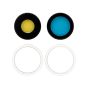 iPhone 17 Back Camera Lens With Bracket & Bezel White