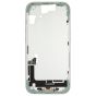 iPhone 15 Mid-Frame Housing W/ Charging Port Flex & Small Parts Green (OEM PULL)