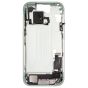 iPhone 15 Mid-Frame Housing W/ Charging Port Flex & Small Parts Green (OEM PULL)